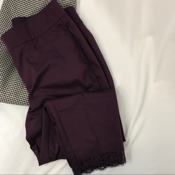 Lane Bryant Pants - Lane Bryant Allie Ankle Pant Eggplant Size 16